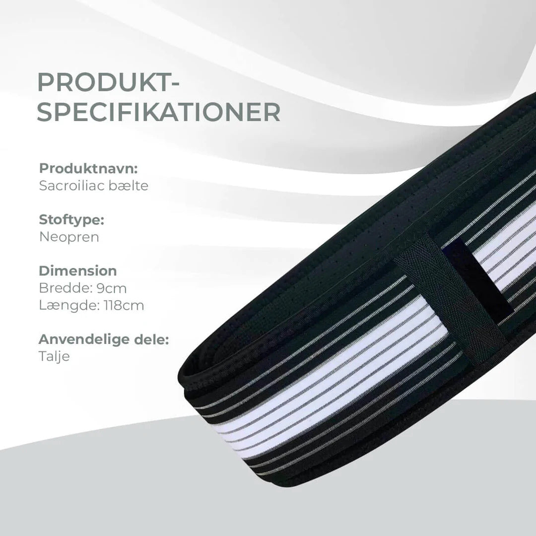 Dr.ReliefBelt™ til Iskias og lændesmerter
