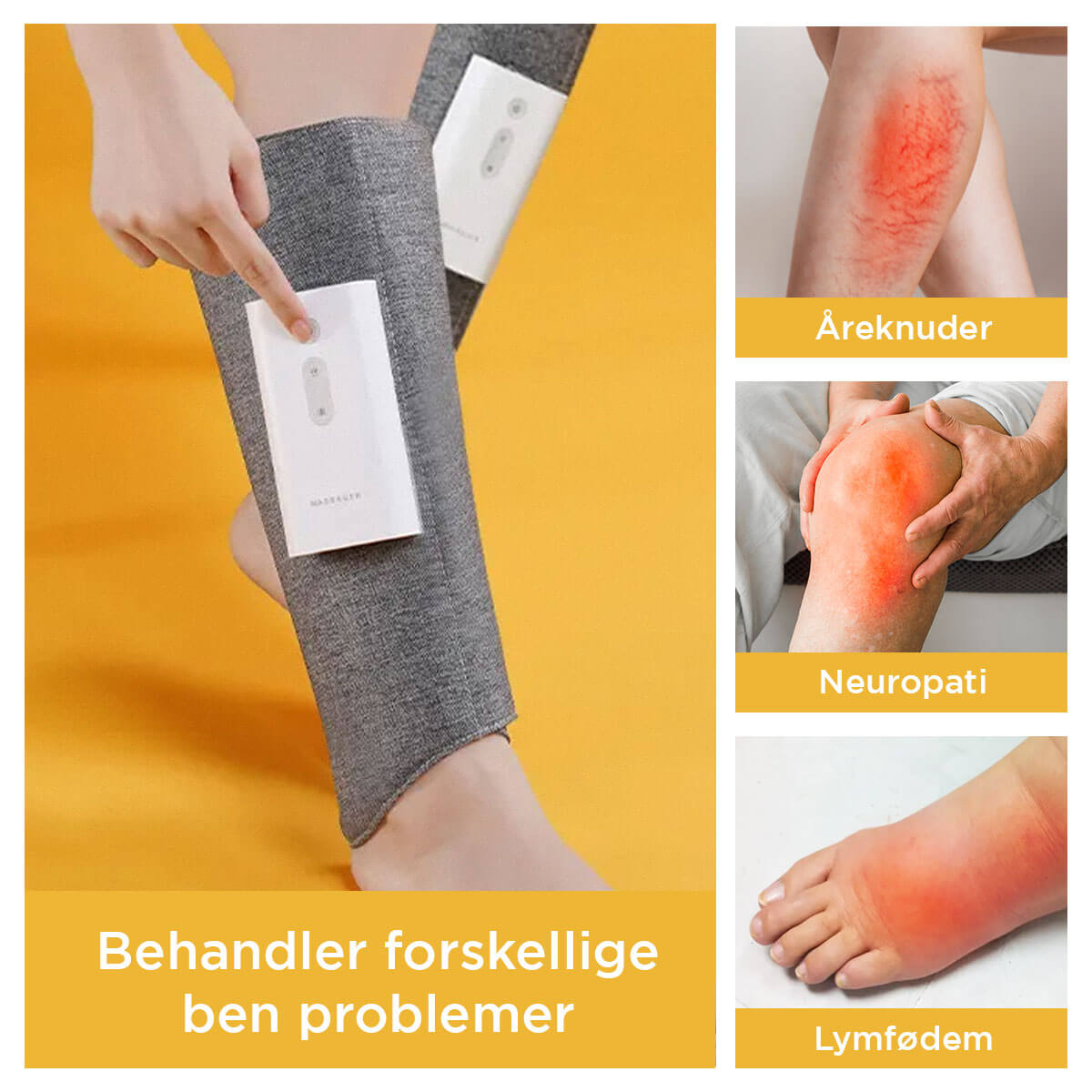 [50% FRA] Stunor™ Opvarmet Benmassageapparat