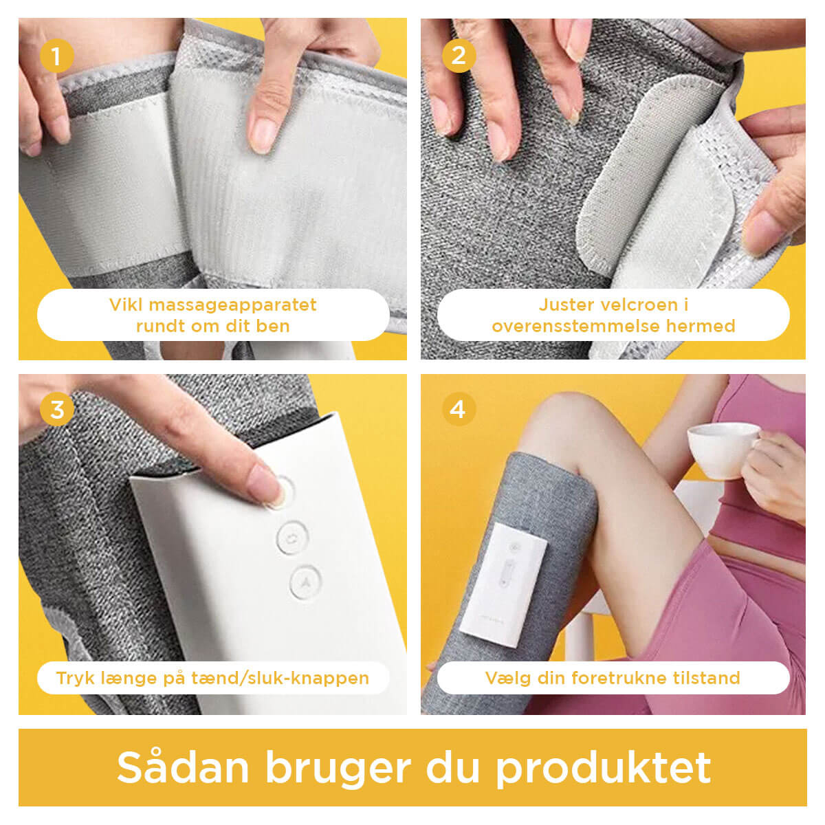 [50% FRA] Stunor™ Opvarmet Benmassageapparat