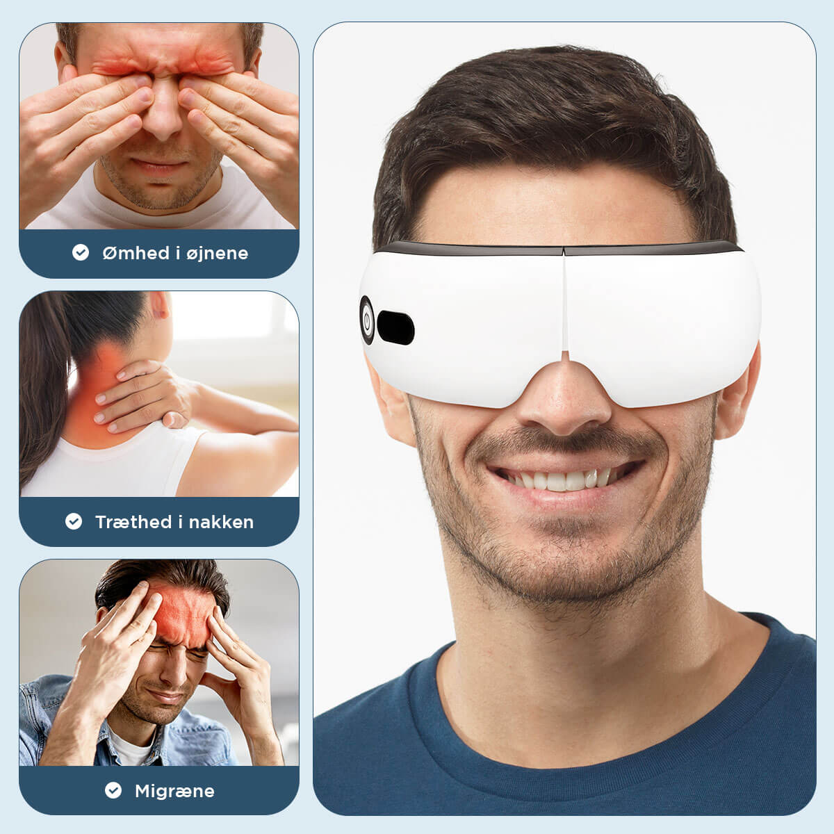 [50% FRA] Dr Relief - EMS øjenmassageapparat