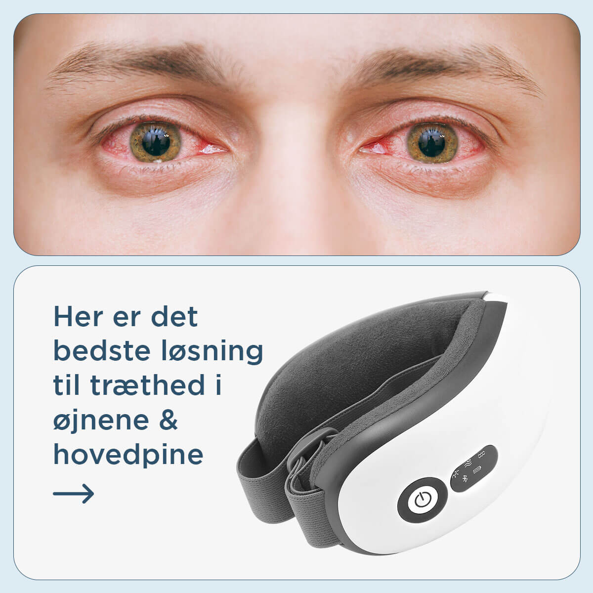 [50% FRA] Dr Relief - EMS øjenmassageapparat