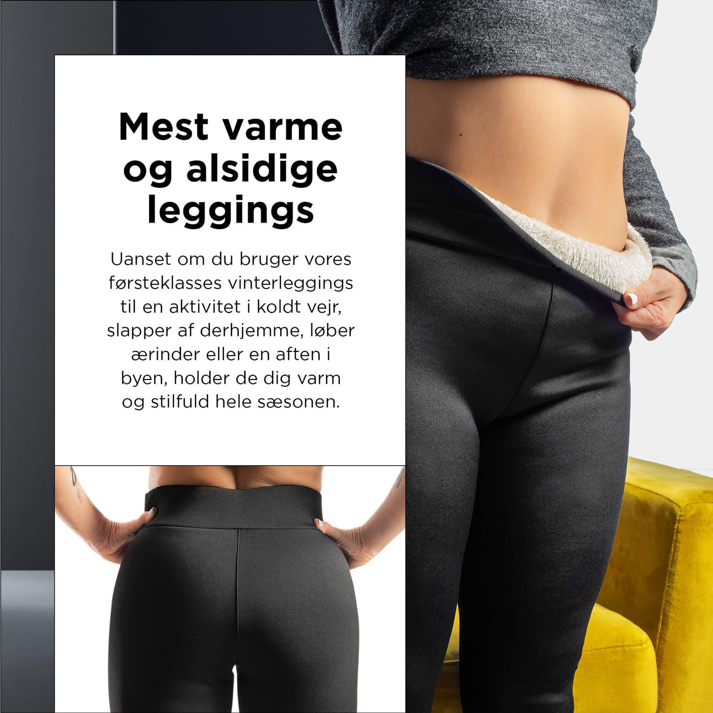 [50% RABAT] Hugrs™ - Verdens Mest Behagelige Leggings