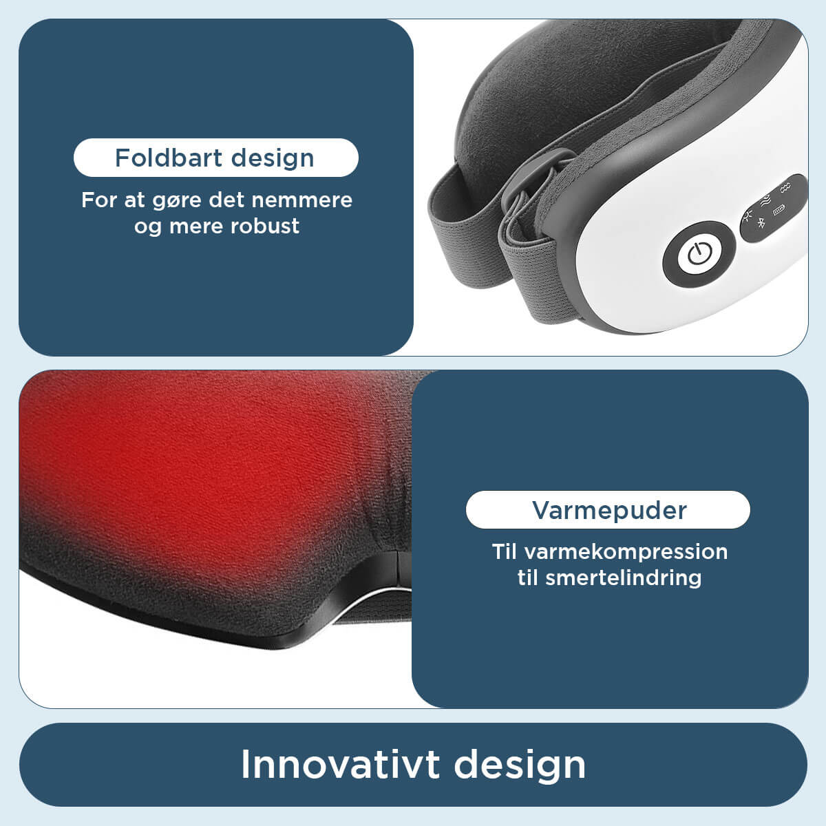 [50% FRA] Dr Relief - EMS øjenmassageapparat