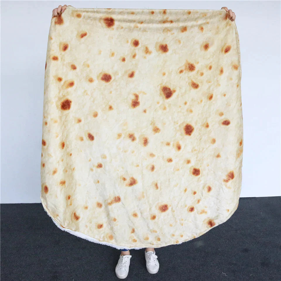 3D Burrito Tortilla-Tæppe
