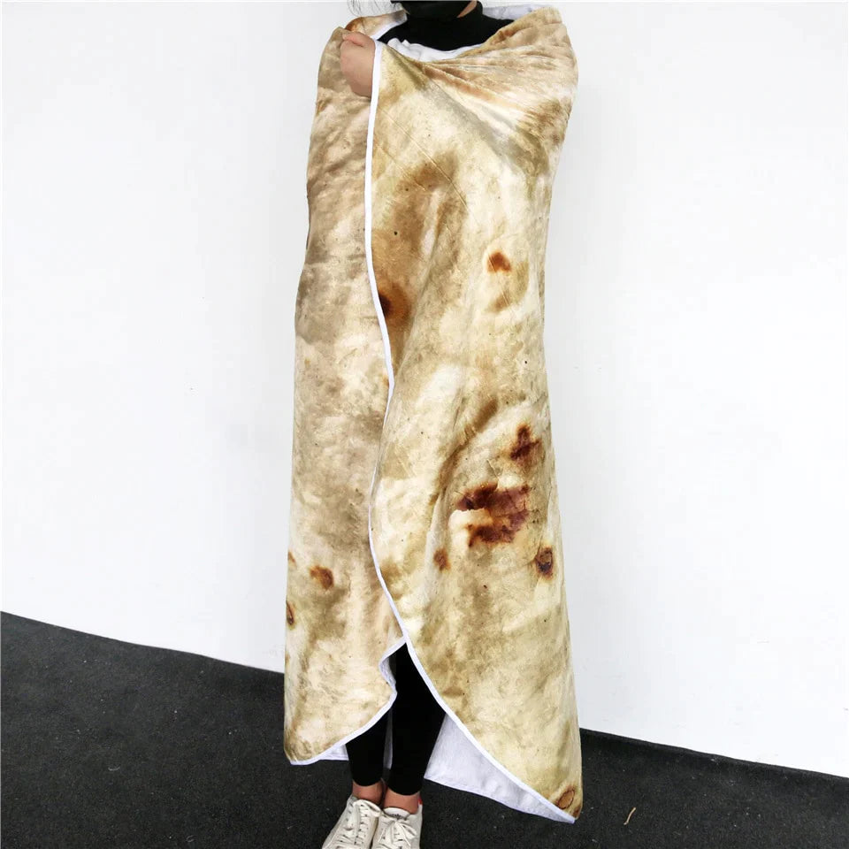 3D Burrito Tortilla-Tæppe